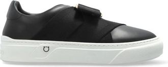 Ferragamo Tropea Sneakers - Dames - Sneakers - Zwart - 37 EU - Leer - Schoenen