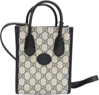Gucci Pre-owned Mini Bags, female, Beige, Size: ONE SIZE Pre-owned Interlocking G Mini Bag