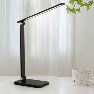 OEM L&aacute;mpara De Escritorio Led De 10 W Con Puerto Usb, Regulable, 655 Lm, Potente, Base Ajustable, Moderna, Control T&aacute;ctil, Antideslumbrante, Ideal Para Le