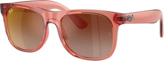 Ray-Ban Junior Justin Zonnebril - unisex - Zonnebrillen - Oranje - 48 MM - Accessoires