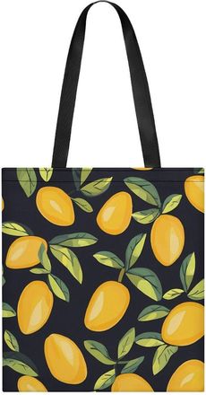 Generic Fruit Pattern Womens Tote Casual Shopping Bag Lightweight Shoulder Bags Hobos Handbag for Work Travel Daily 35x40cm