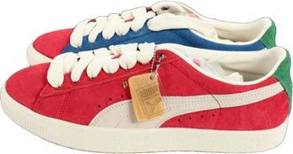 Puma Sneakers, male, Multicolor, Size: 9 1/2 US Red Suede Vintage Sneakers
