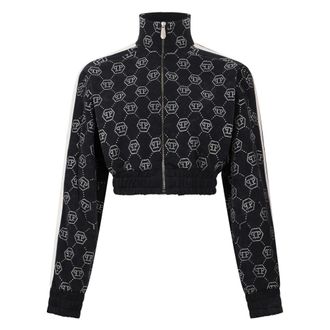 Philipp Plein Dames, Sweatshirts & Hoodies, Zwart, Maat: M Fleece