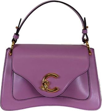 Coccinelle Leather cross body bag shoulder bag C-Me Calf Handbag Jellyfish purple