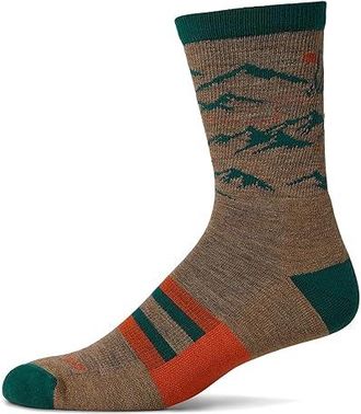 Darn Tough Hike Hike Hut Micro Crew Midweight with Cushion Mens Crew Cut Socks Shoes Bark : XL (US 12.5-14.5), Lycra/Merino/Nylon