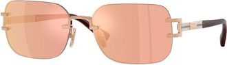 Vogue Eyewear VO4367SB 51526Q Womens Sunglasses Gold Size 58