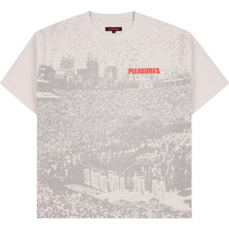 Pleasures Cup Heavyweight Graphic T-Shirt in Ash Grey at Nordstrom, Size Xx-Large
