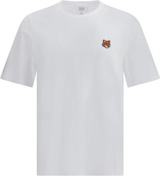 Maison Kitsun&eacute; Witte Katoenen T-Shirt