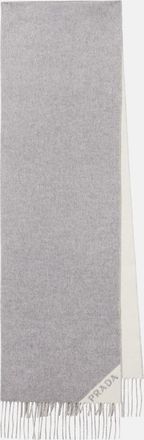 Prada Logo cashmere scarf