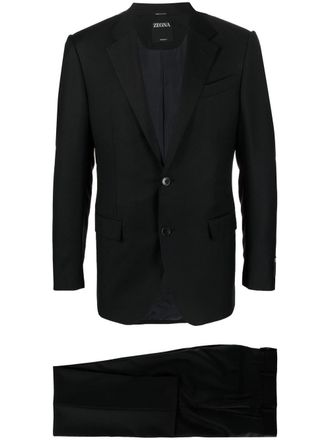 Ermenegildo Zegna Trofeo wool single-breasted suit - Black