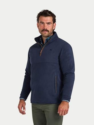 Raging Bull Quarter Zip Fleece Sweatshirt in Navy at Nordstrom, Size Xxx-Large