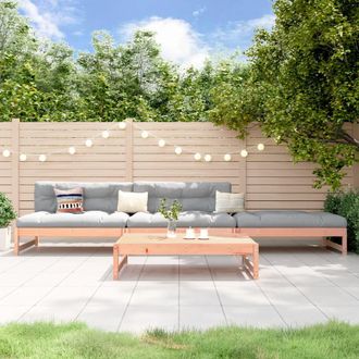 vidaXL Juego De Muebles De Jard&iacute;n 4 Pzas Madera Maciza Abeto Douglas Vidaxl