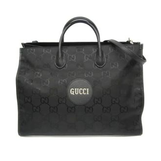 Gucci Pre-owned Handbags, female, Black, Size: ONE SIZE Pre-owned Canvas handbags