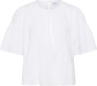 Saint Tropez Blouses & Hemden - Dames - Blouses & Shirts - Wit - Maat: 2XL