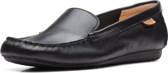 Clarks Womens Freckle Walk Mule, Black Leather, 4.5 UK