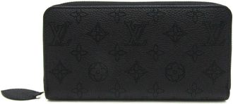 Louis Vuitton Mahina Noir Mahina Leather Long Wallet (Bi-Fold) (Pre-Owned)