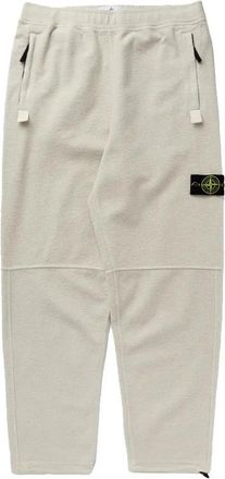 Stone Island Felpa Pantalone - Heren - Straight fit broeken - Beige - L - Katoen - Broeken