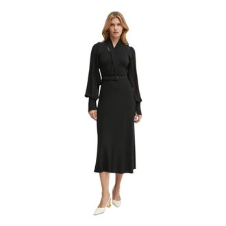 Patou Vestido Largo de D&iacute;a Drapeado - Dresses - Mujer - Negro - S