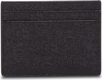 Saint Laurent Mens Card Holder Black Leather Calfskin Accessory
