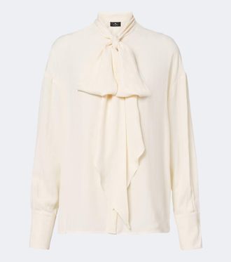 Etro Blusa in georgette jacquard