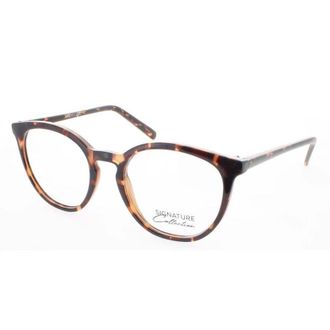 Signature Ladies Brown Rectangular Eyeglass Frames S7012Tortoise48