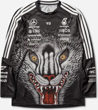 Yohji Yamamoto Mercedes-AMG Driver Longsleeve Jersey Black