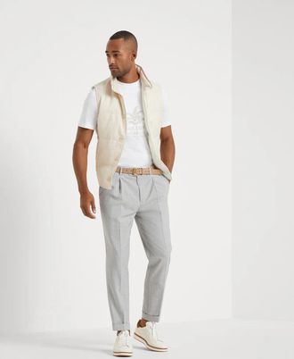 Brunello Cucinelli White Cotton Mens T-Shirt