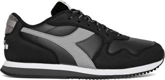 Diadora Urban Casual Sneaker - Heren - Sneakers - Zwart - 46 EU - Leer - Schoenen