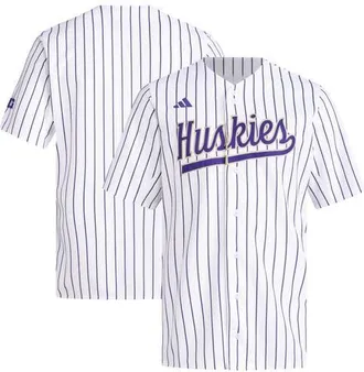adidas Mens adidas White Washington Huskies Replica Baseball Jersey at Nordstrom, Size Xx-Large