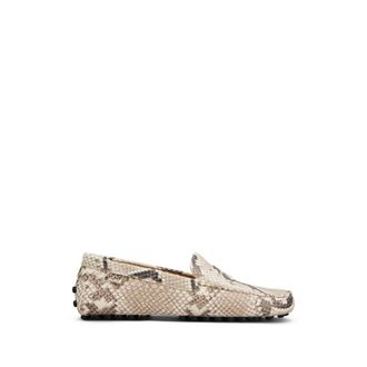 Tod's Gommino Rijlaarsjes - Dames - Schoenen - Beige - Maat: 35 EU Leer