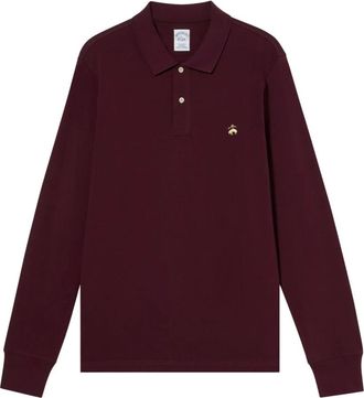 Brooks Brothers Polo de Piqu&eacute; de Algod&oacute;n Supima con Logo - Tops - Hombre - Rojo - 2XL