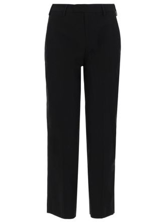 Pantaloni Torino Neutrals Emma Minimalist Straight Cotton Pants