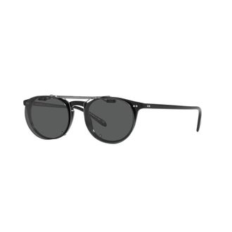 Oliver Peoples Sunglasses, unisex, Black, 47 MM, Clip-On Sunglasses