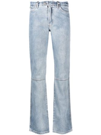 Natasha Zinko straight-leg jeans - women - Cotton - M - Blue