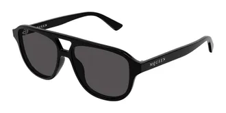 Alexander McQueen AM0573S 001 Mens Sunglasses Black Size 54 - Free RX Lenses - Free RX Lenses