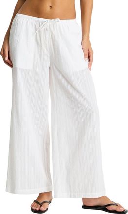 Sea Level Australia Surf Cover-Up Pants in White at Nordstrom, Size X-Large