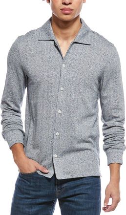 Todd Snyder Todd Snyder Knit Jacquard Linen-Blend Shirt