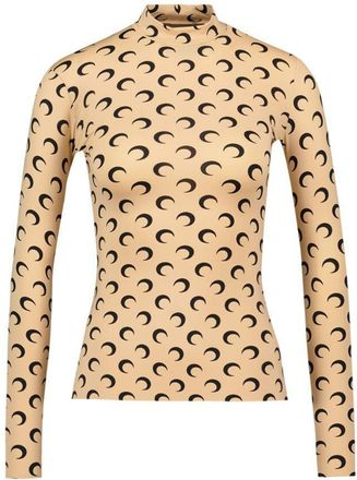 Marine Serre Moon Jersey Second Skin T-Shirt