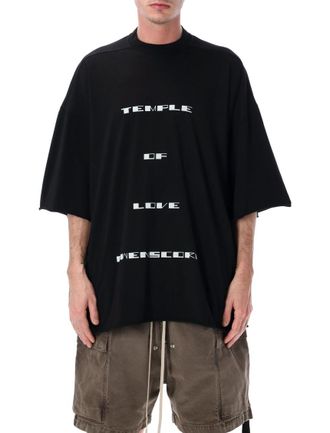 Rick Owens Black Oversized T-Shirt