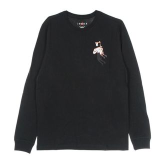 Nike Jordan Long Sleeve Tops, male, Black, Size: XS Long Sleeve Tee
