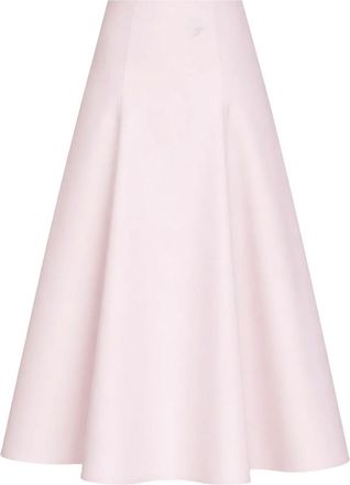 Jacquemus Light Pink A-Line Midi Skirt