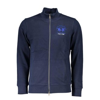 La Martina La Martina Blauw Katoenen Heren Sweatshirt