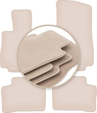 OEM Alfombrillas Premium Beige Para: Mercedes Glc X253 Suv 2015