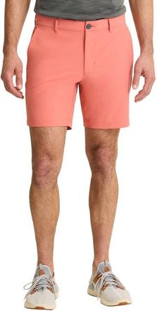 Tommy Bahama Chip Shot IslandZone Stretch Nylon Blend Ripstop Shorts in Red Sunset at Nordstrom, Size 32