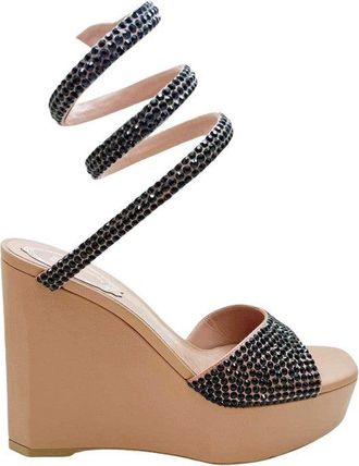 Rene Caovilla Petra Platform Wedges 125