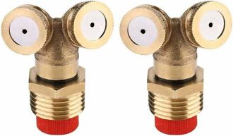OEM Boquilla De Pulverizaci&oacute;n De Lat&oacute;n De 2 Piezas, Pulverizador Agr&iacute;cola De Doble Boquilla Para Riego De Jardines Y Lavados M&aacute;s Limpios