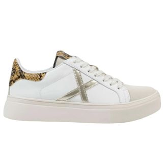 Munich Schoenen, Dames, Wit, 39 EU, Leer, Sky Rete Sneaker Wit Mode