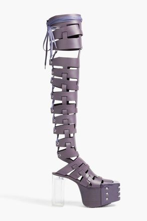 Rick Owens Silver Platform Beatles（Rick Owens Black Sliver