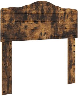 vidaXL Cabecero Roble Ahumado 100 Cm Madera Contrachapada Vidaxl