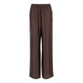 Loulou Studio Wide Trousers, female, Brown, Size: XL Kadala Trousers